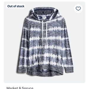 Market & Spruce Women's Striped Cowl Neck Sweater